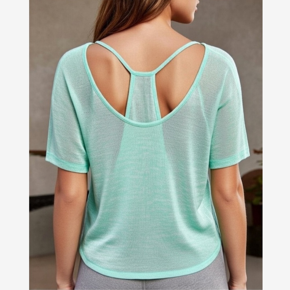 AEROPOSTALE Racerback Layered Lightweight Cropped Sweater